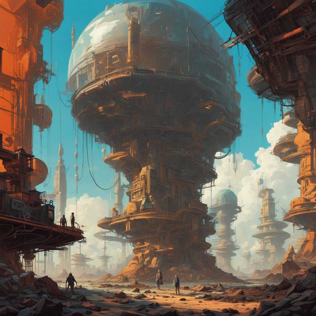 Surreal Dreamscape Unfolds at Reality's Edge in Detailed Mat...