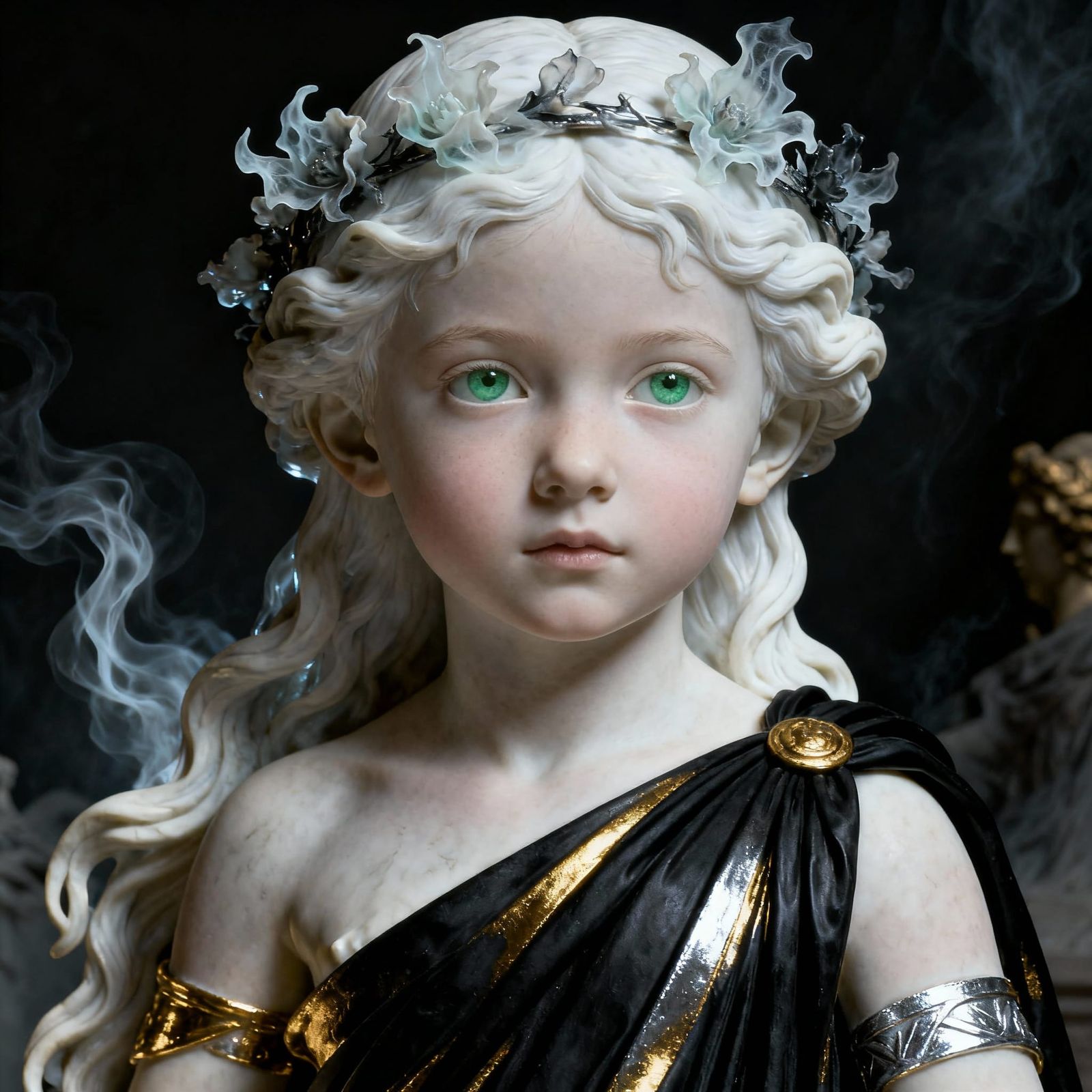 Hades and Persephone's Daughter in Classical Greek Style