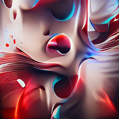 Abstract 3D Render in 8K Resolution