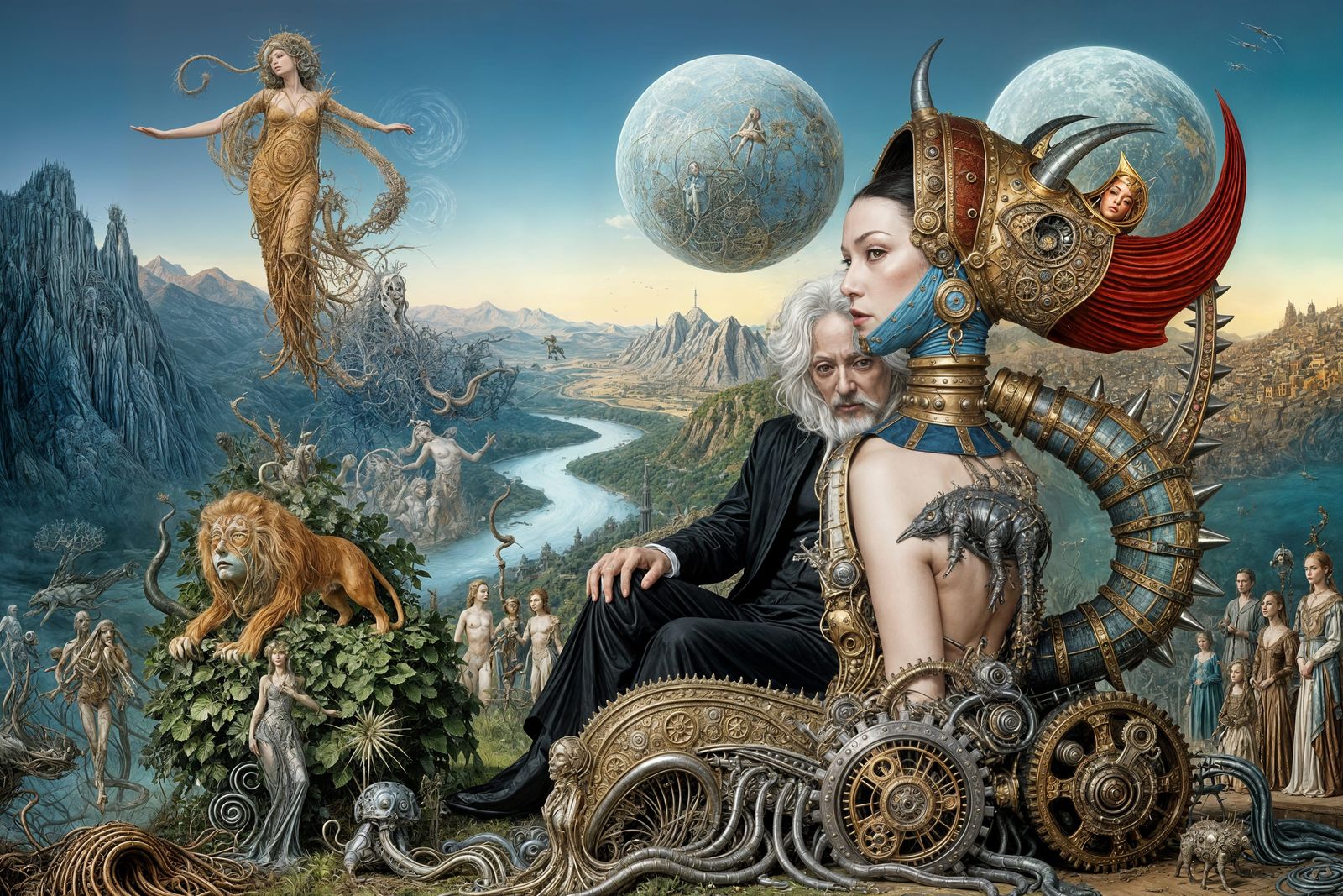 Sentient AI Automaton Overlord in Bogomils Universe