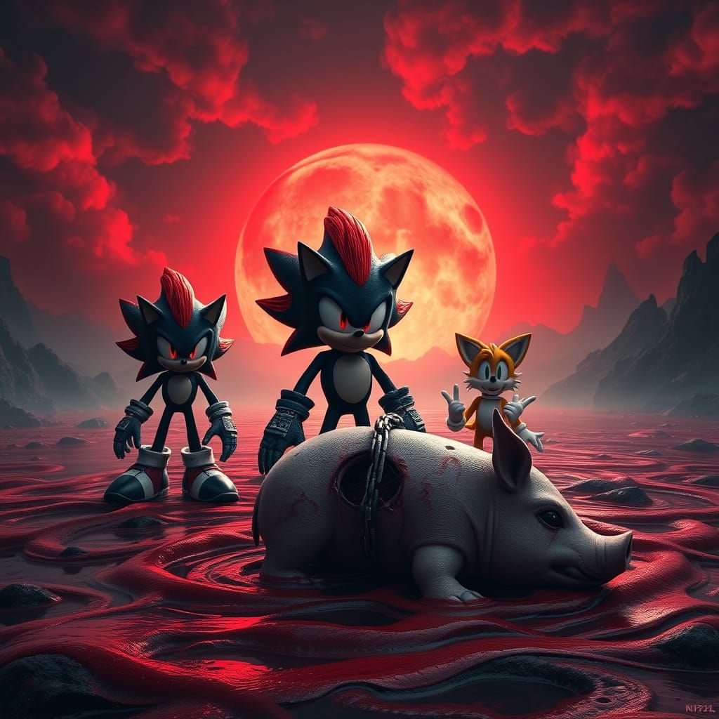 Sonic.exe and Unholy Allies Confront a Bleak, Gothic Landsca...