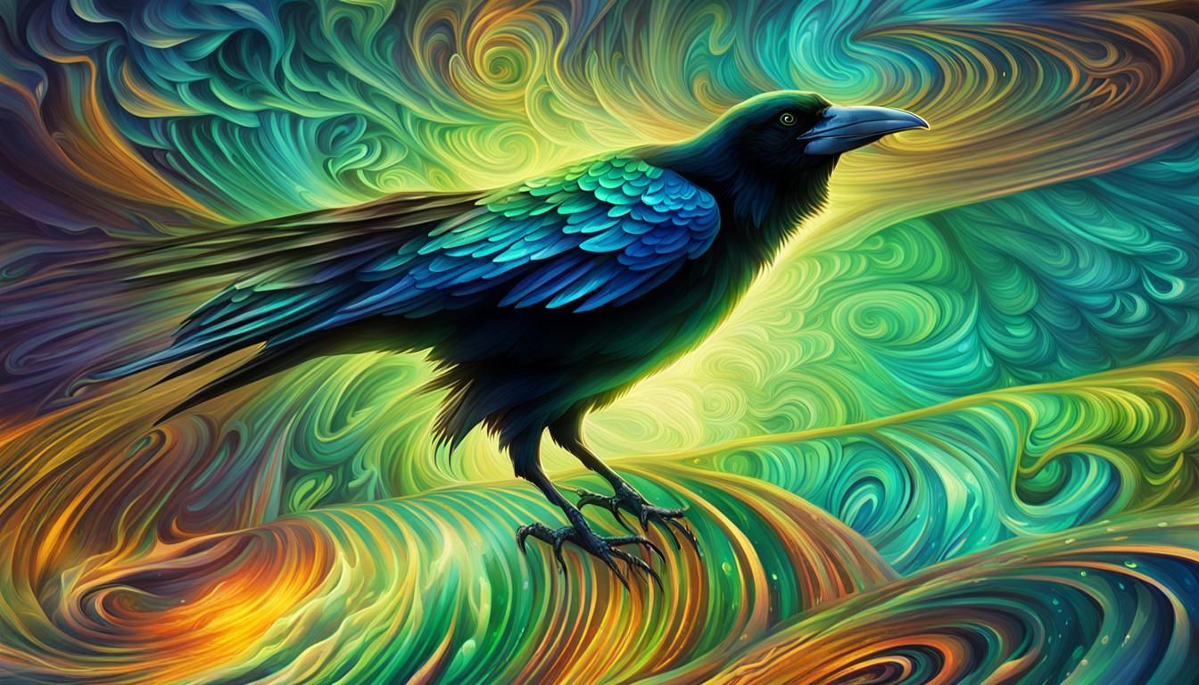Four Dimensional Crow in a Vortex