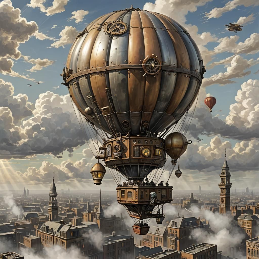 Steampunk balloon