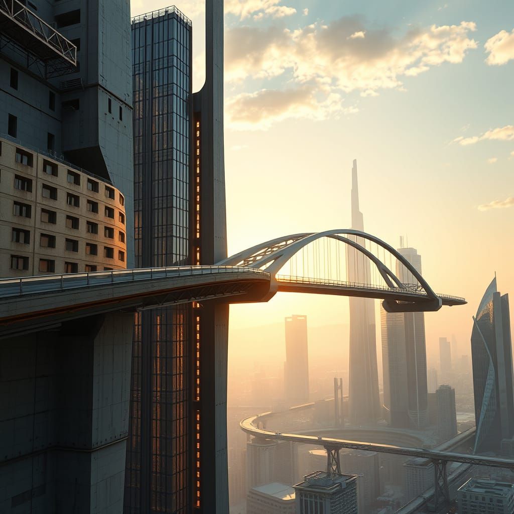 Futuristic Cantilever Observation Deck