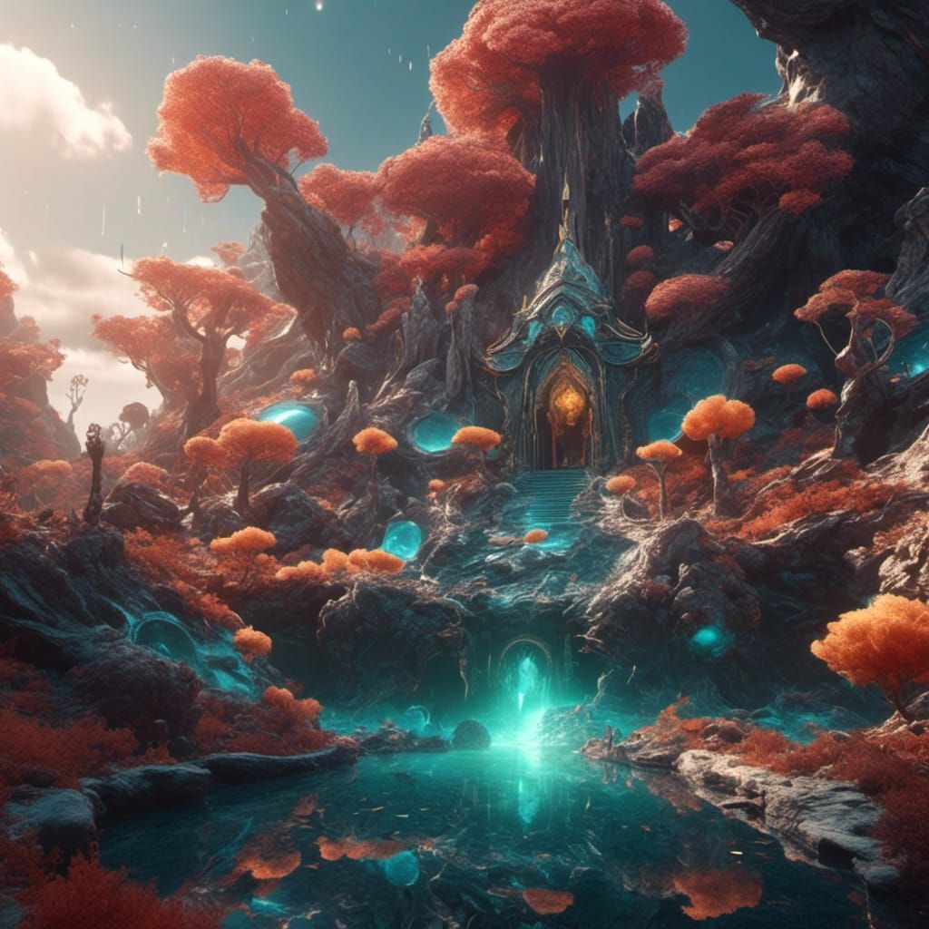 Detailed Matte Painting of a Cat in 8k