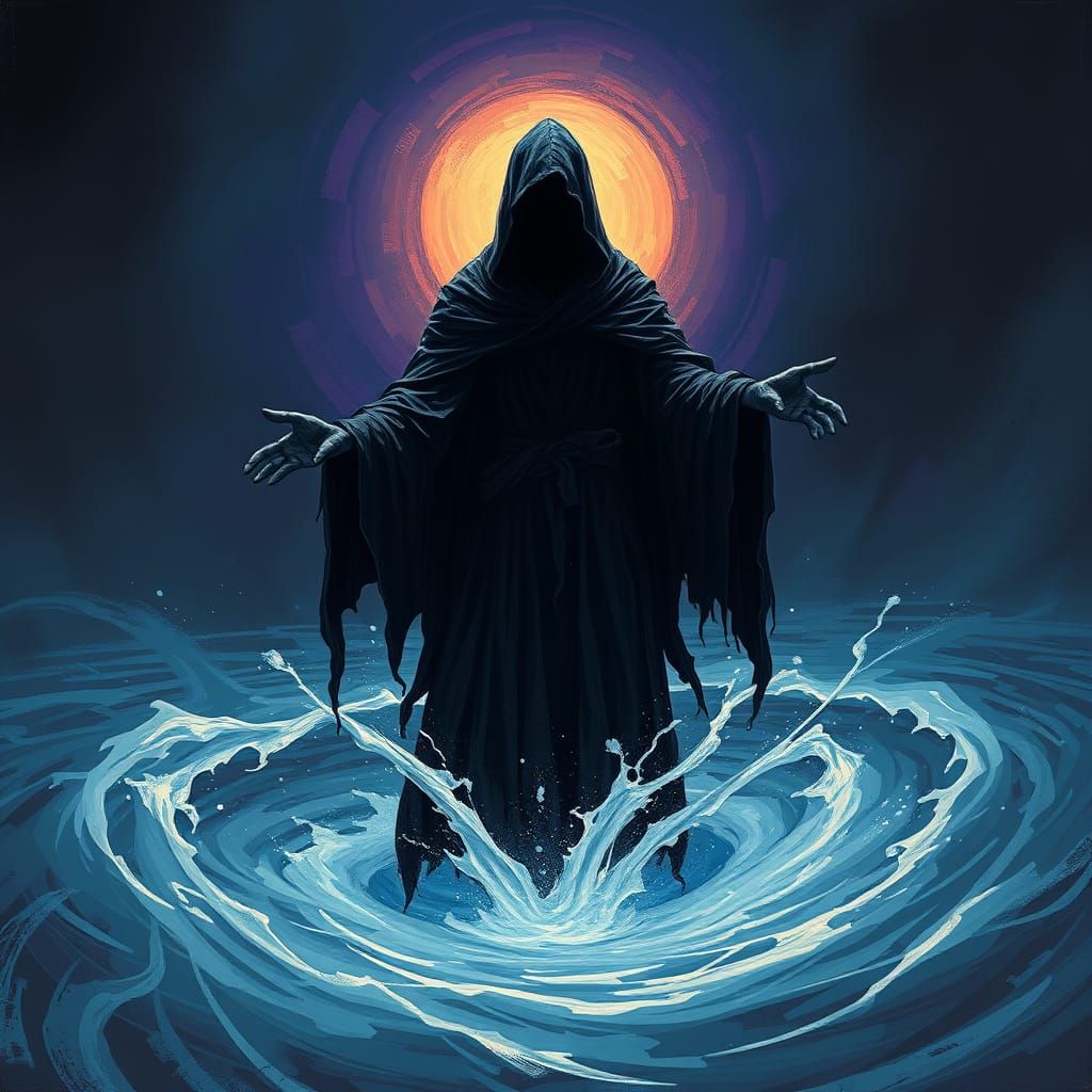 Mystical Black Sun Warps Reality