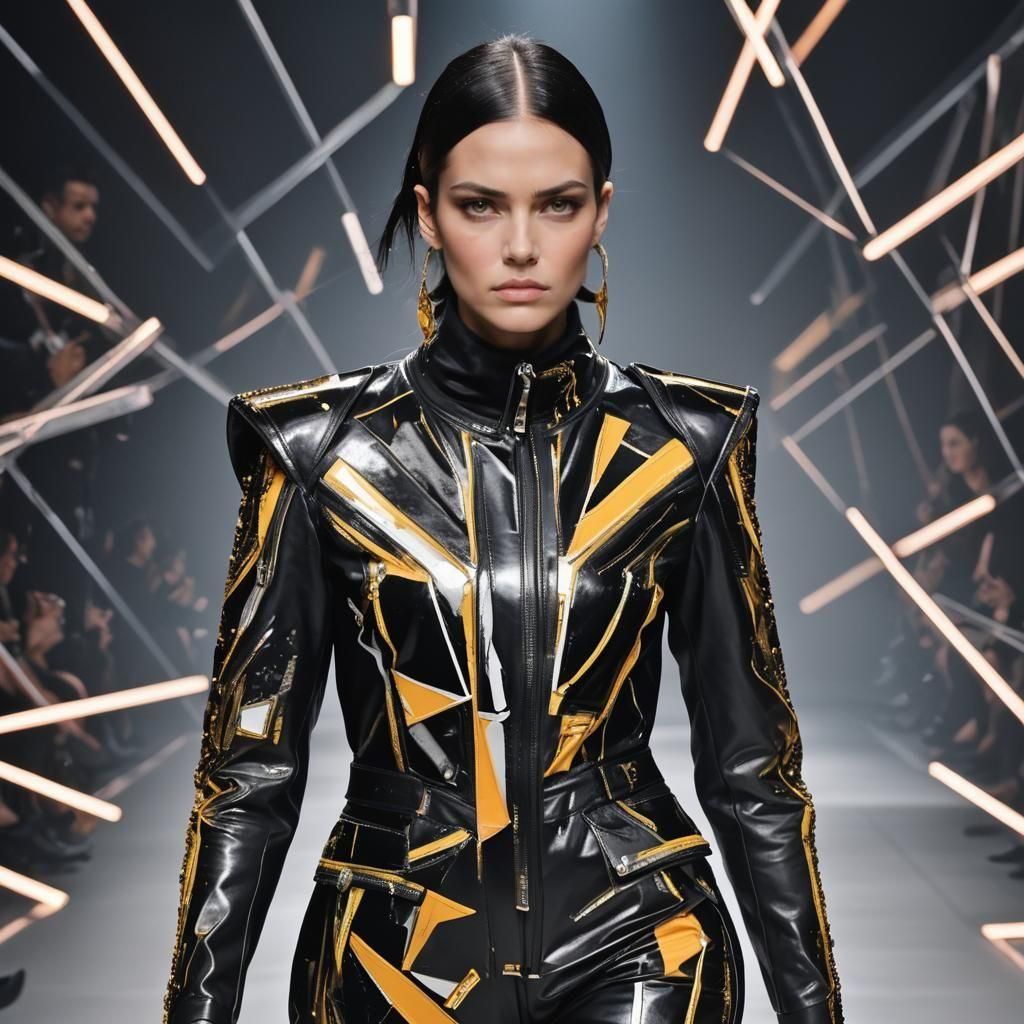 Avant-Garde Surrealist Pop Fashion in Topaz