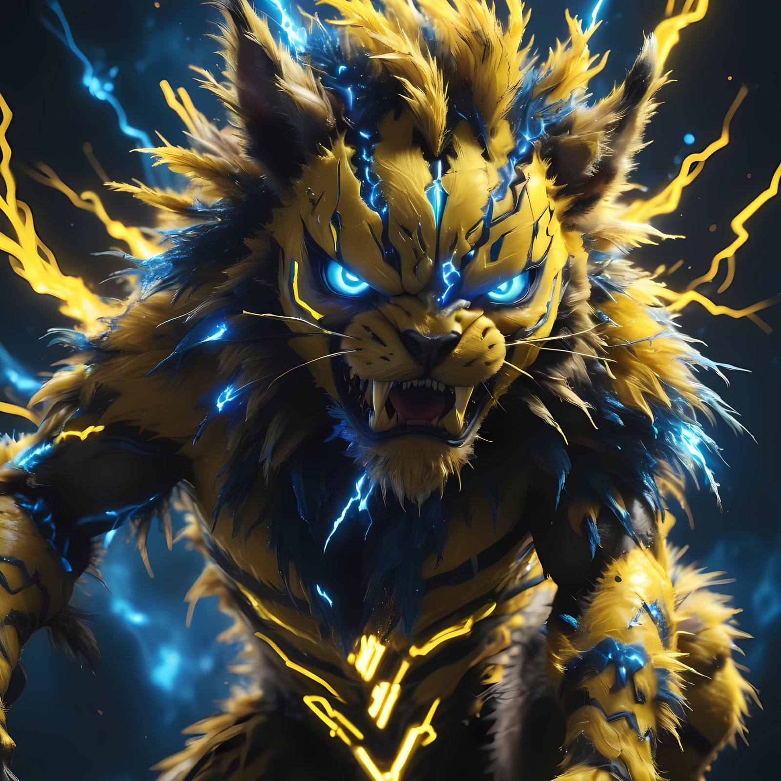 Electabuzz Close-Up: Detailed Pokemon Photography