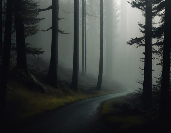 Detectives in Twilight Forest: Digital Illustration