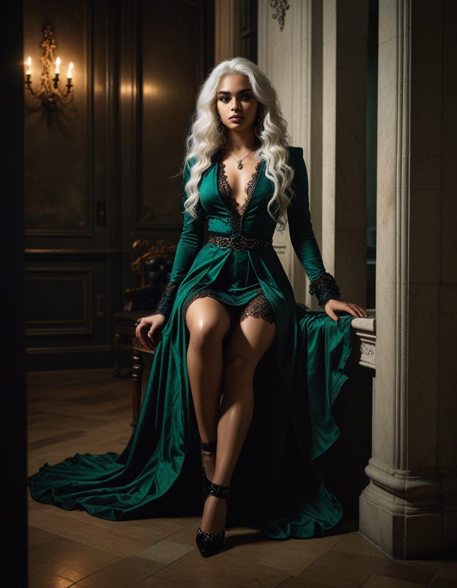 Gothic Romanticism: Dominican Woman in High Fashion