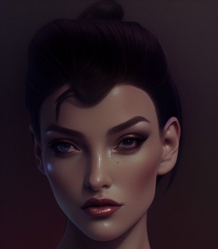 Cel-Shaded Goddess in Cinematic Lighting