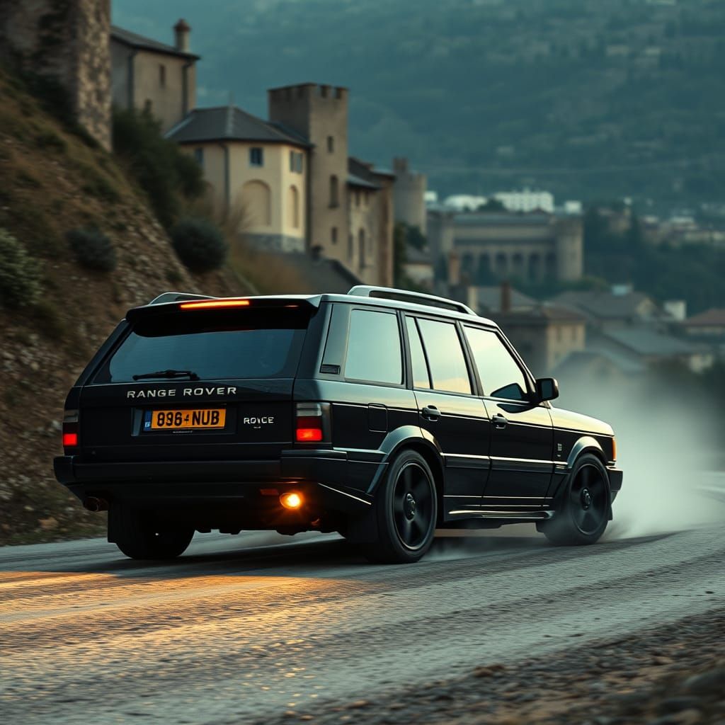 Range Rover Drifting in Carcassonne: GTA Style