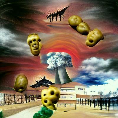 Surreal Nuclear Holocaust Aftermath