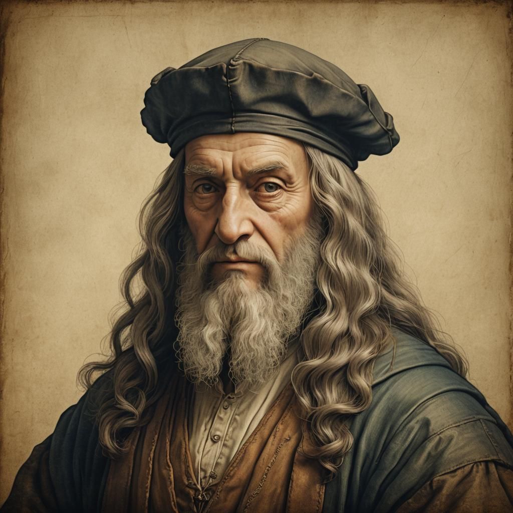 Renaissance-Style Character Portrait with Volumetric Lightin...
