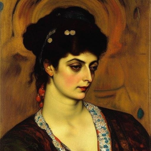 Death as a Classical Persian Miniature Painting