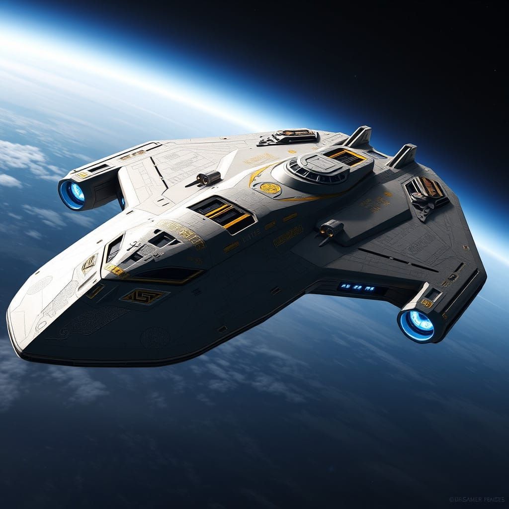 Elegant Starship Hybrid Combines Hammerhead and Interdictor ...