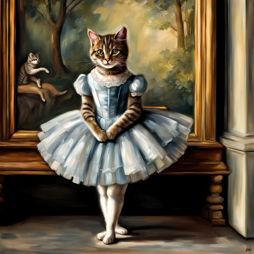 Cat ballerina