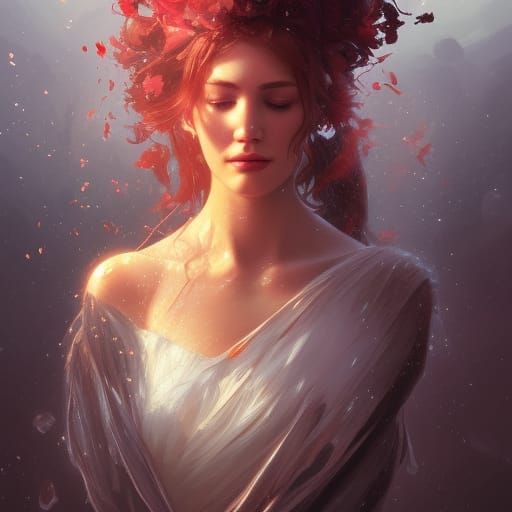 Detailed Portrait of Mother Nature in Unreal Engine 5