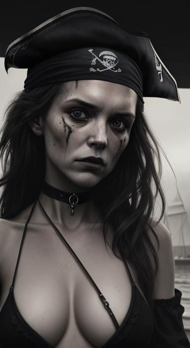 Pirate Inspired Horror Movie Poster