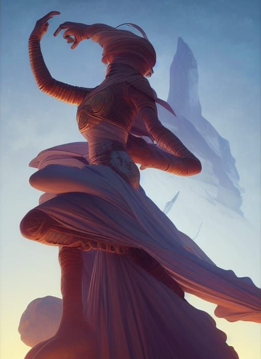 Intricate Destiny: A Digital Painting in 8K