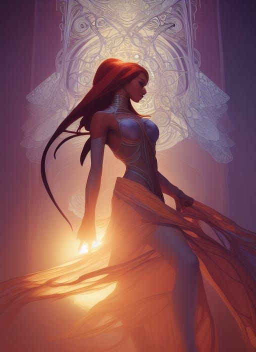 Intricate Destiny Digital Painting in 8K