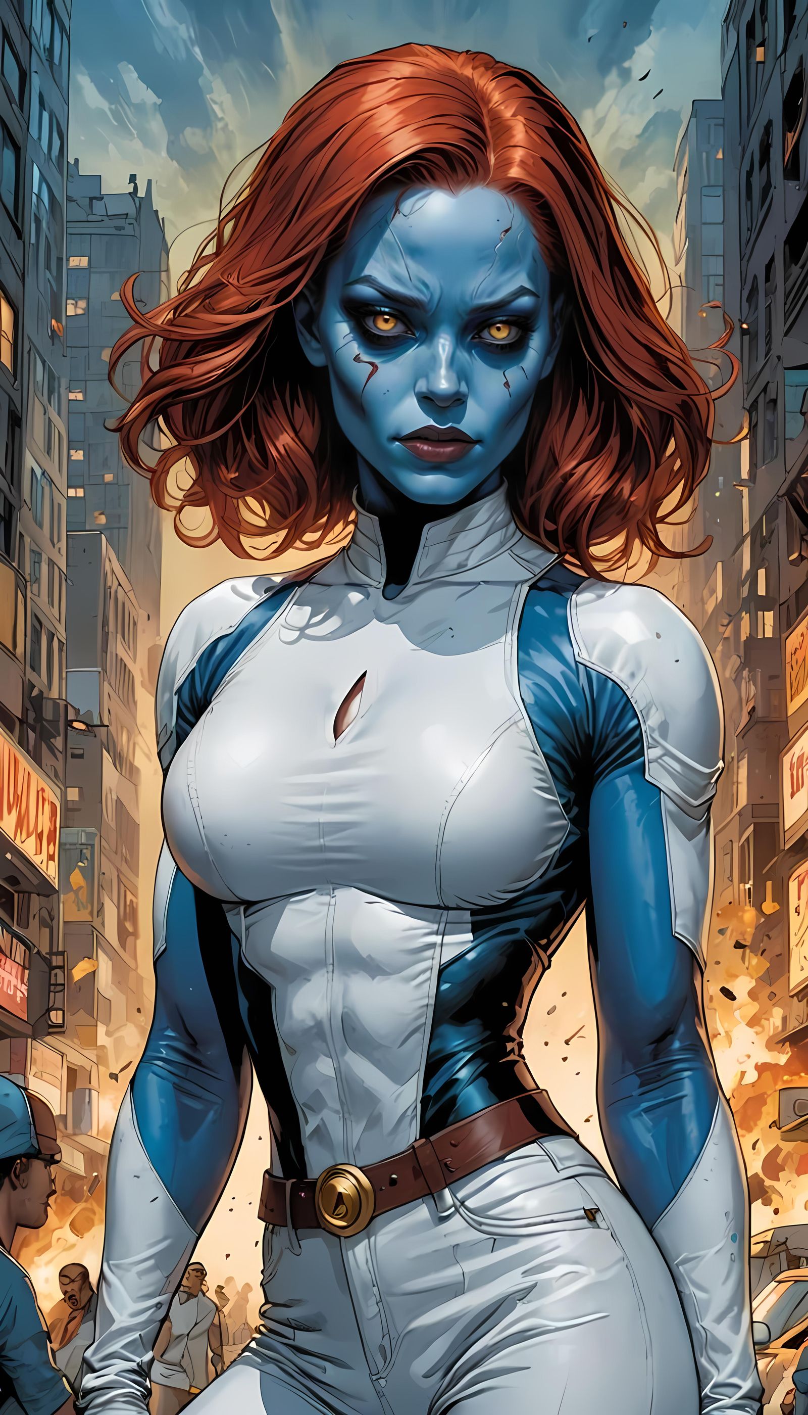 Mystique: Marvel Shapeshifter in Comic Book Art