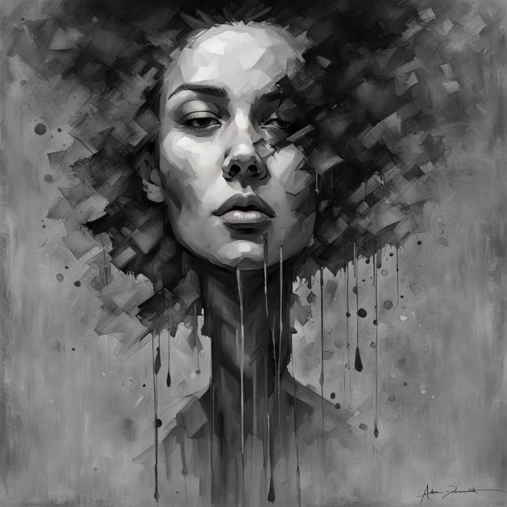 Expressive Abstract Art with Dynamic Shapes