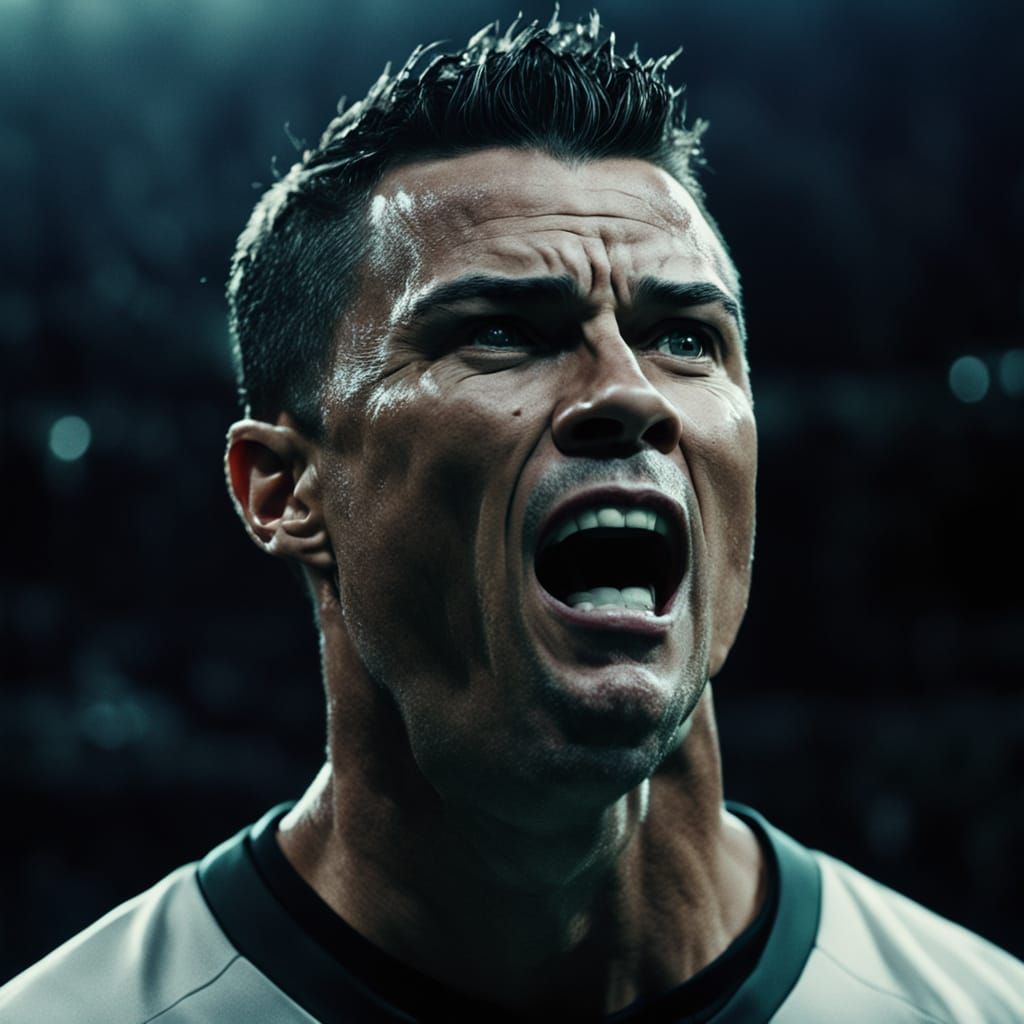 Ronaldo's Dramatic Cinematic "ZOOOOOOOOOOOO!" Still