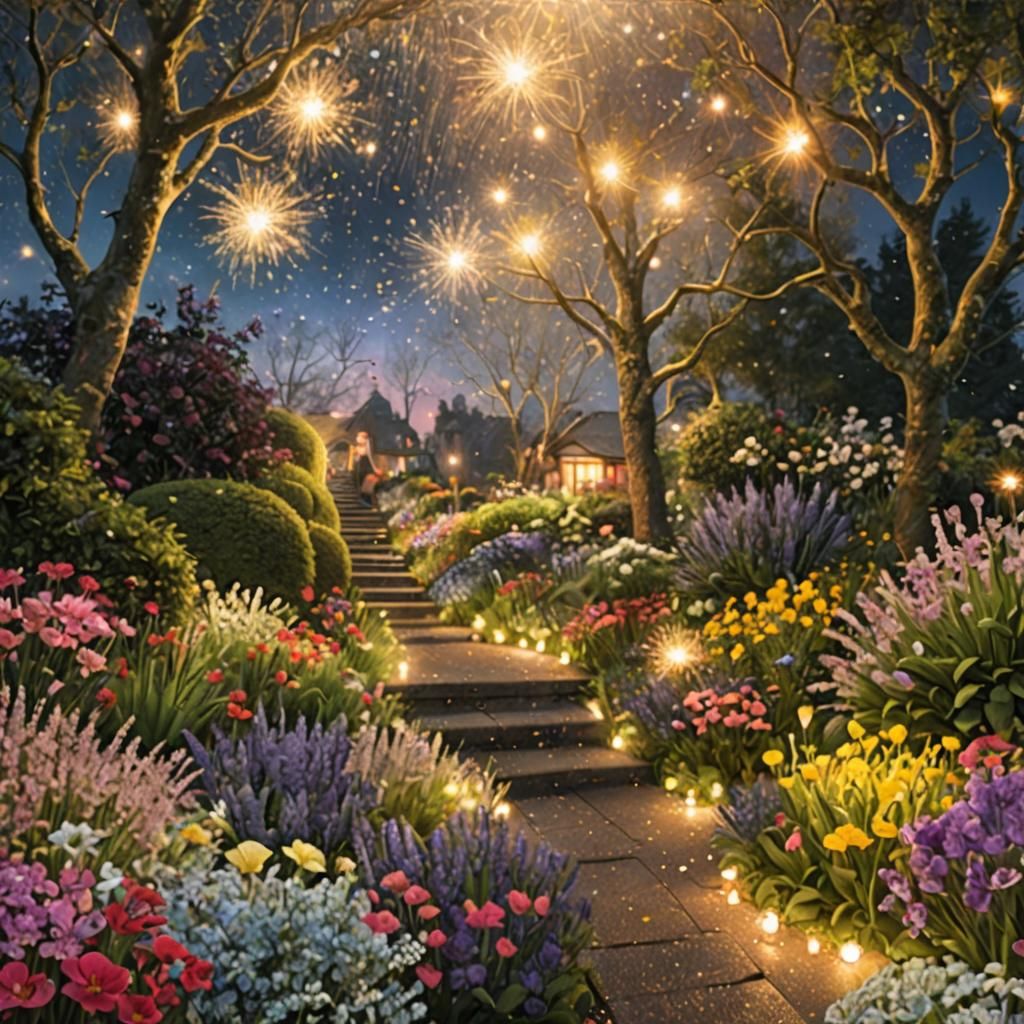 Magical Blooming World with Butterflies in 8K