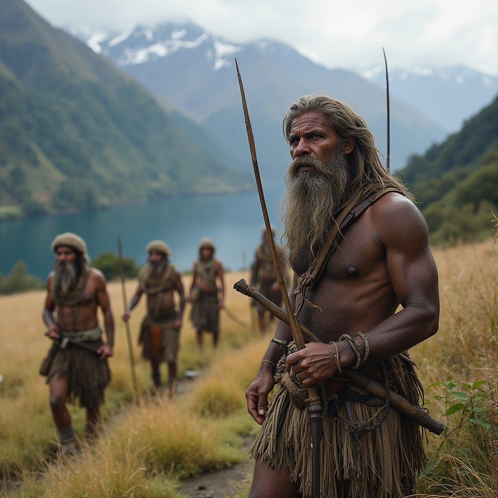 Hunters in New Zealand Wilderness