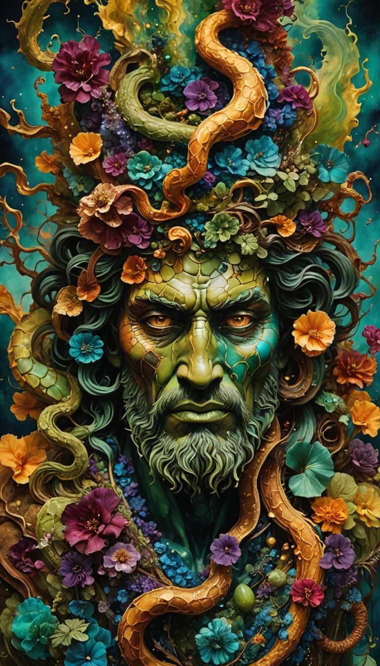 Serpentine Titan in Deep Saturation