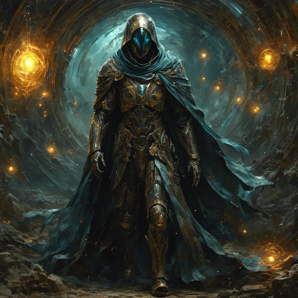 Stained Glass Cloak of Darkness in Badlands