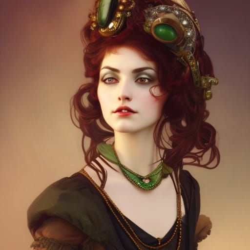 Steampunk Victorian Aristocrat Portrait