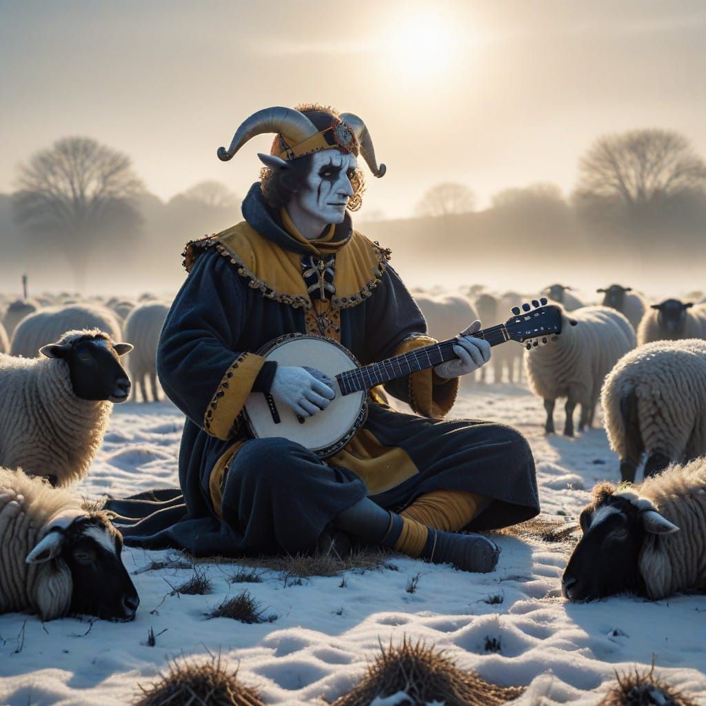 Jester Plays in Winter Wonderland