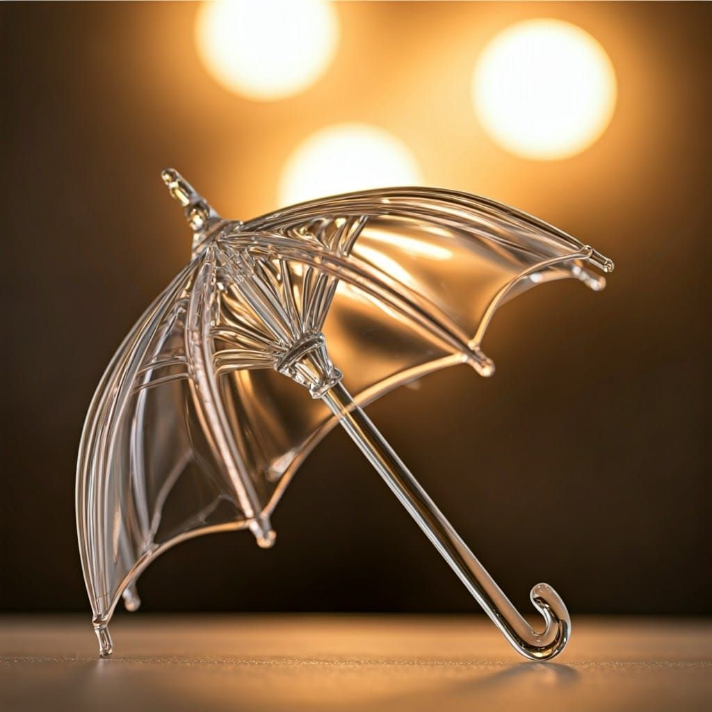 Delicate glass umbrella ✨