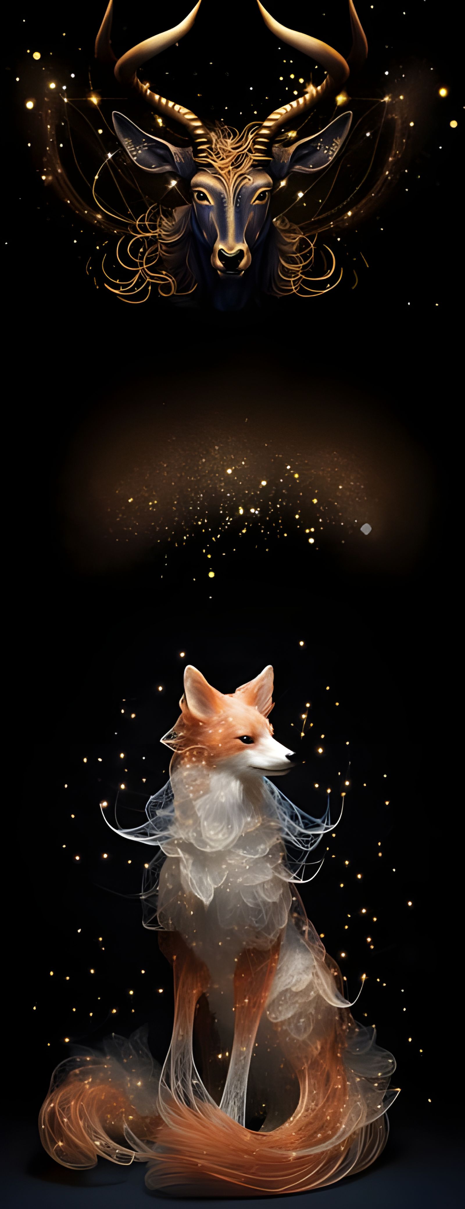 Mythical Constellation Creature of Stars