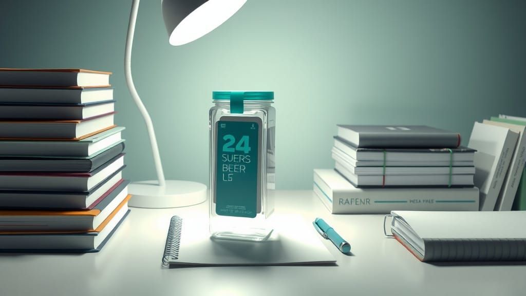 Modern Container on Minimalist Desk