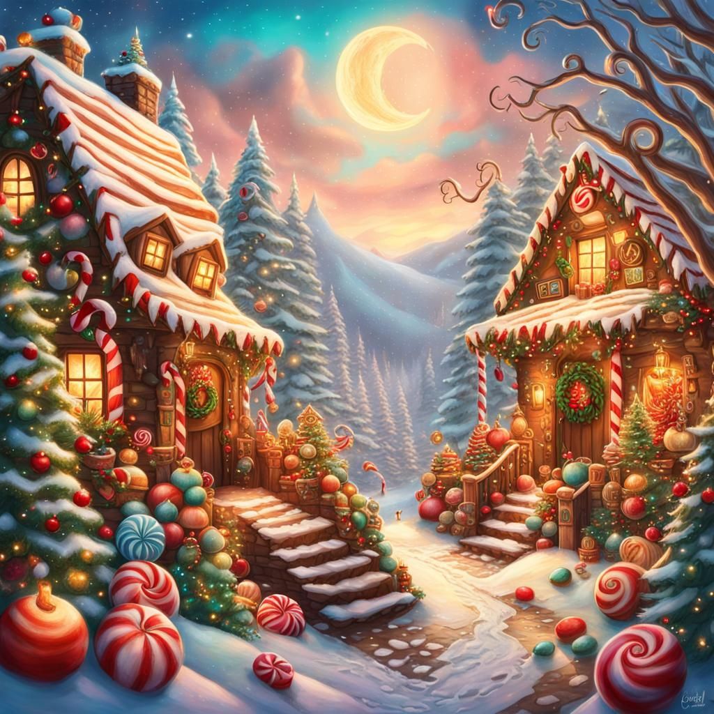 Colorful Candy Village Yule Celebration