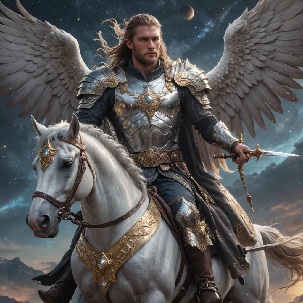 Viking Hero on Pegasus Among the Stars