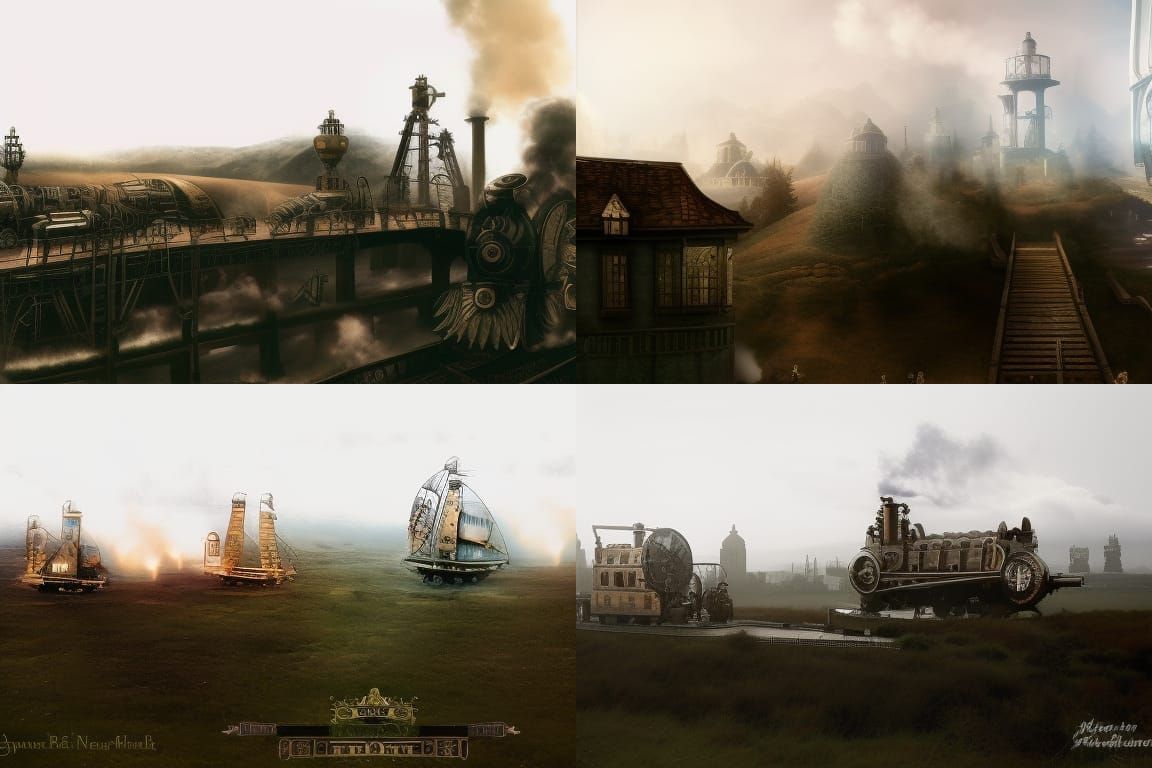 Steampunk Renaissance Fusion Art