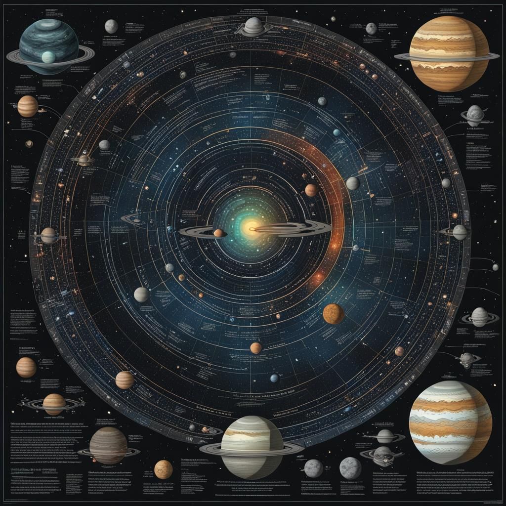 Intricate Scientific Chart of Deep Space Nine: Infographic