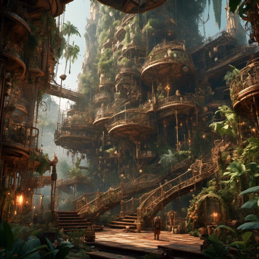 Ray Traced Jungle Matte Painting in Unreal Engine 5