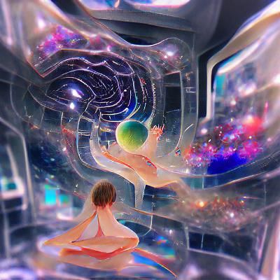 Abstract Inner Space Journey