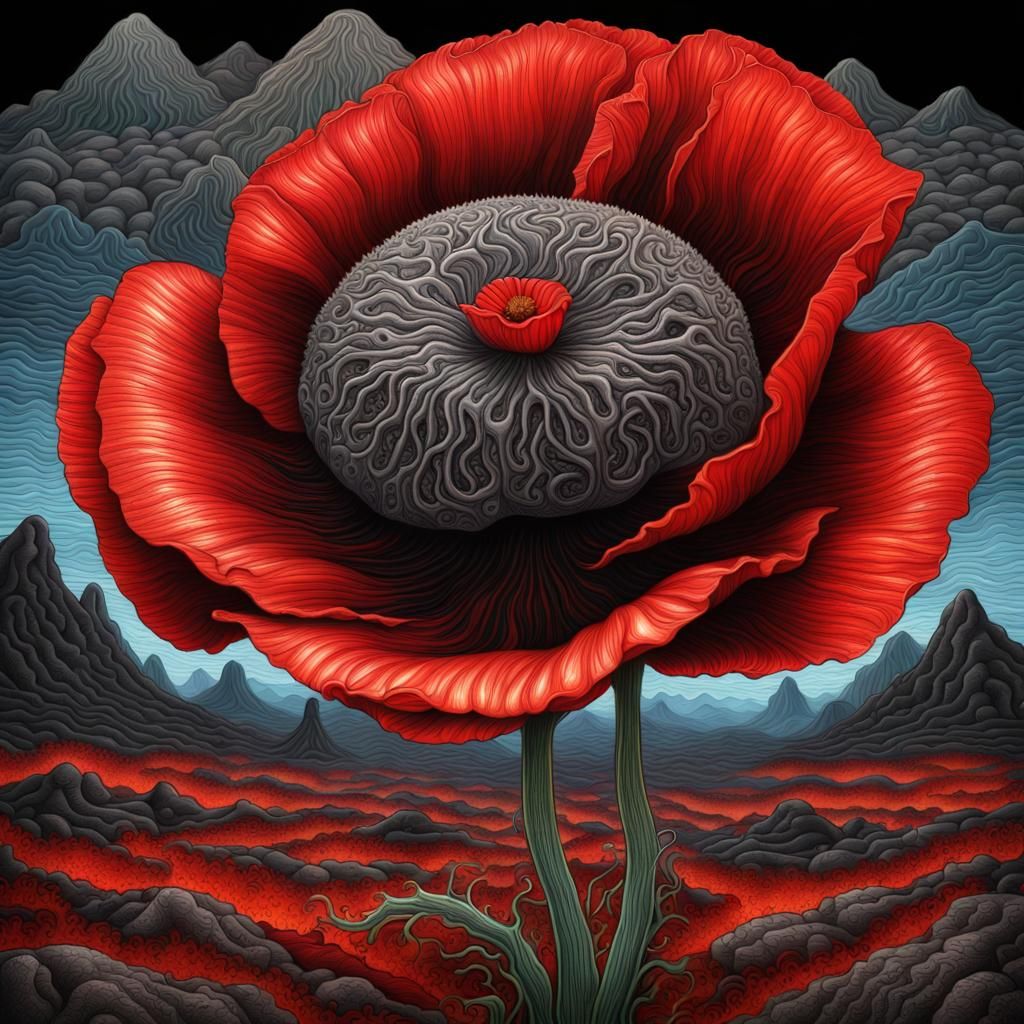 Poppy Lavascape