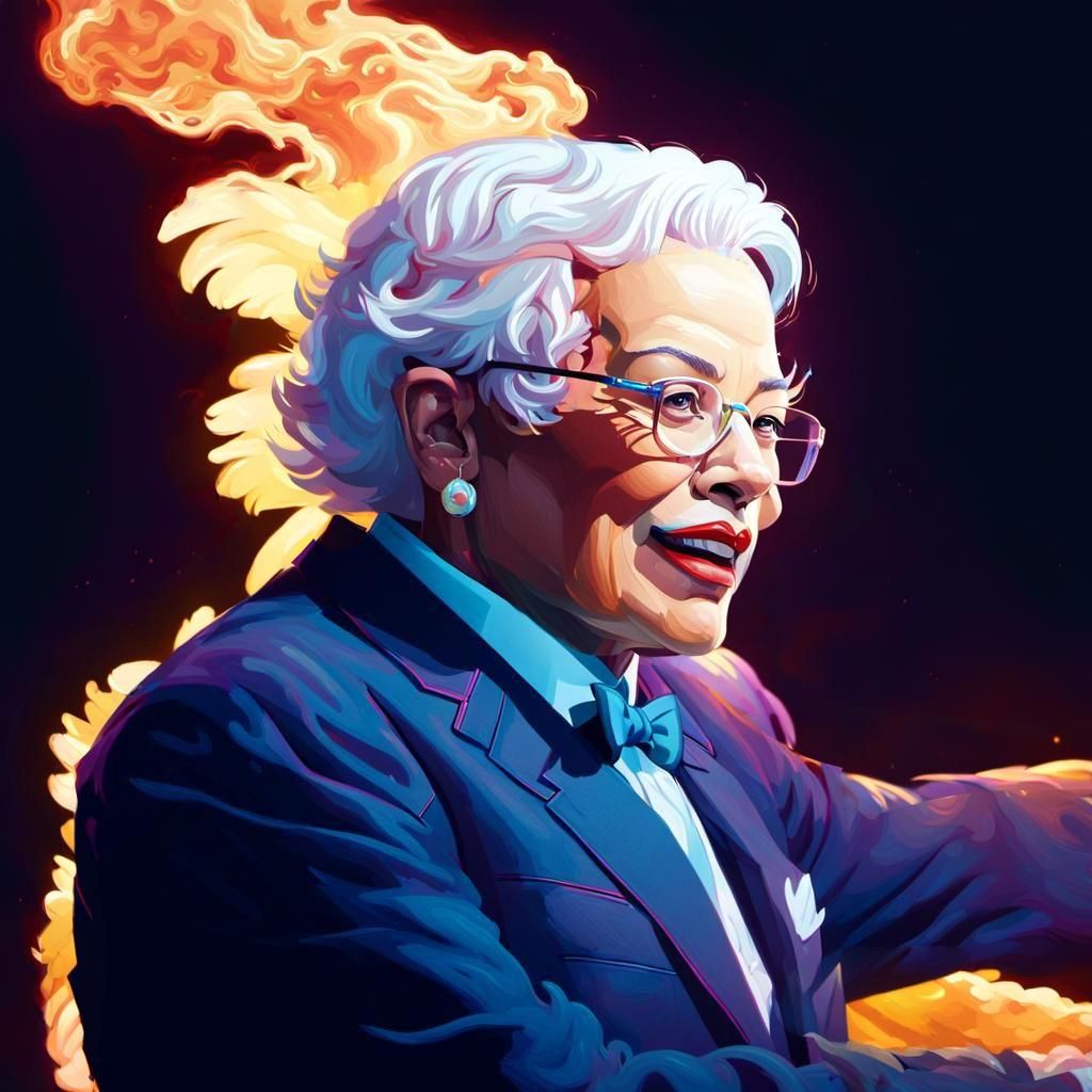 KFC Pole Dance: Detailed Matte Painting