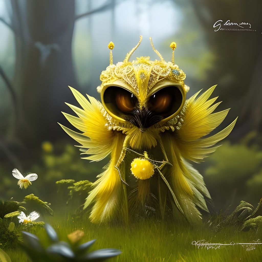 Cyborg Gremlin Portrait in Hyperdetailed Digital Art