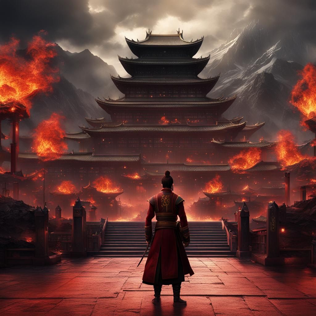 Epic Digital Painting of Prince Zuko