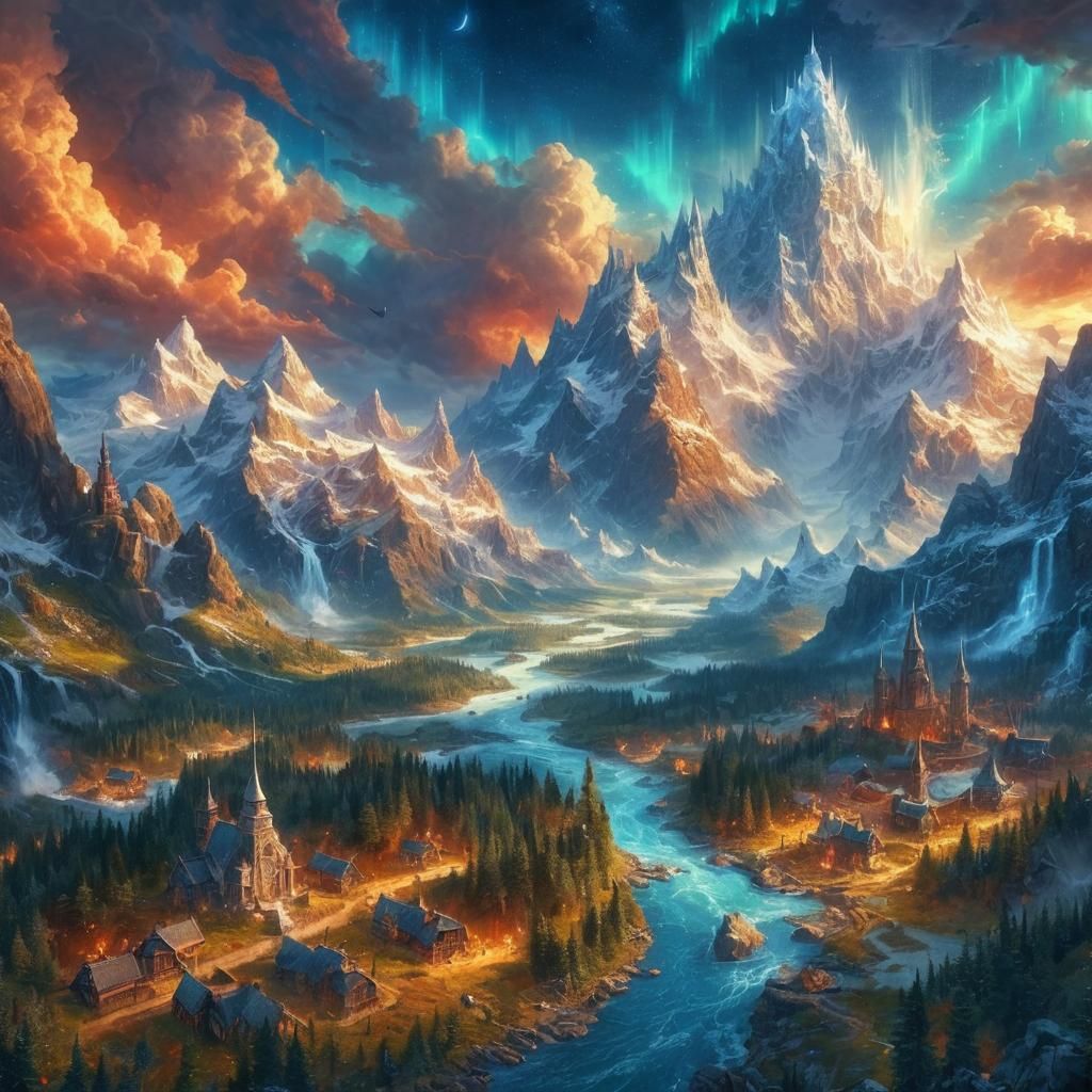 Jötunheimr: Epic Norse Fantasy Landscape