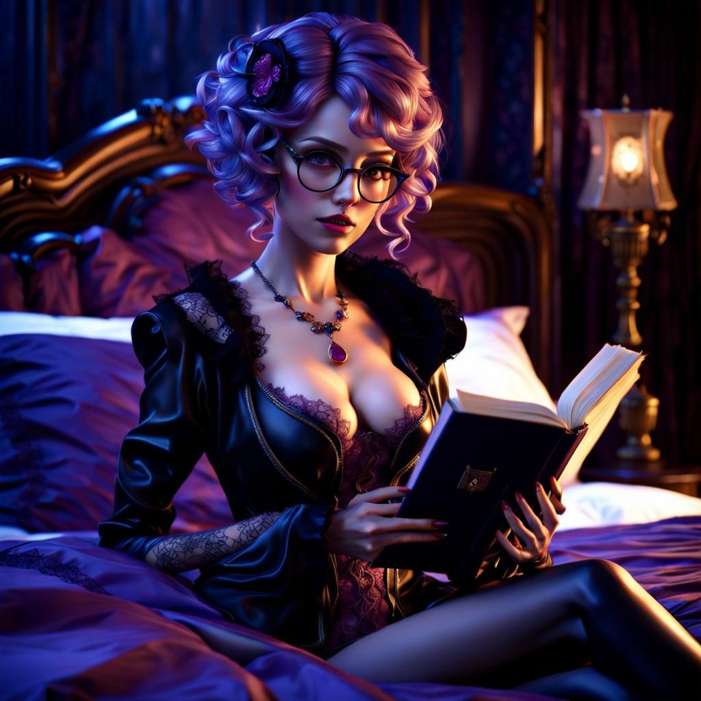 Beautiful French Woman in Latex Lingerie