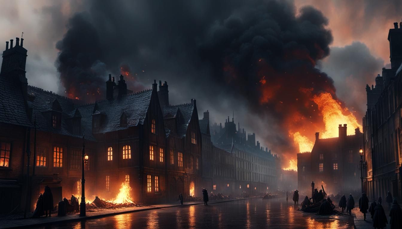 Great Fire of London: Digital Art Scene